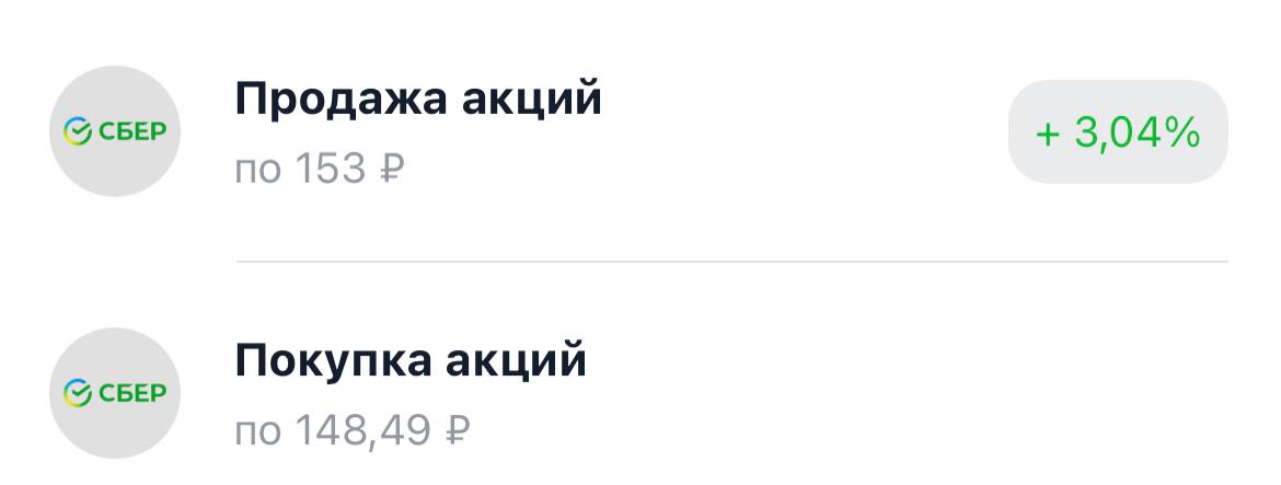 Результат торговли 6