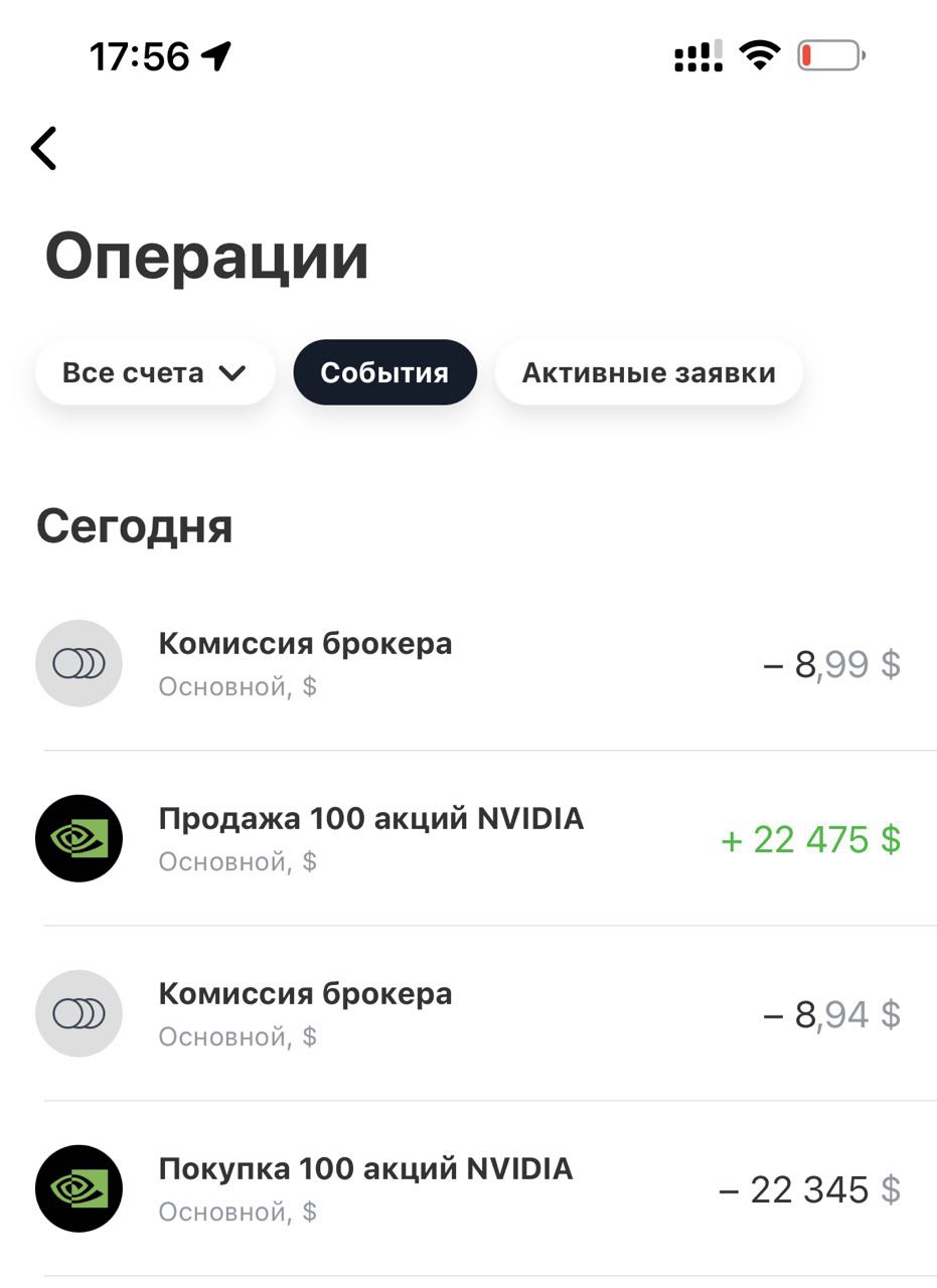 Результат торговли 4